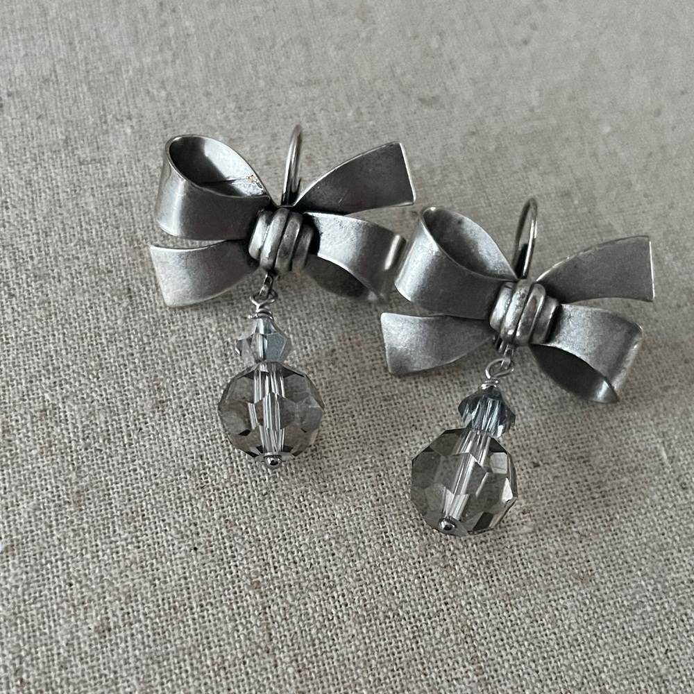 Swarovski Bow Earrings